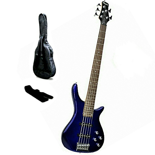 Generic 5 strings Bass Guitar With Bag And Belt